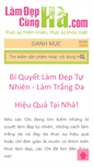 Mobile Screenshot of lamdepcungha.com